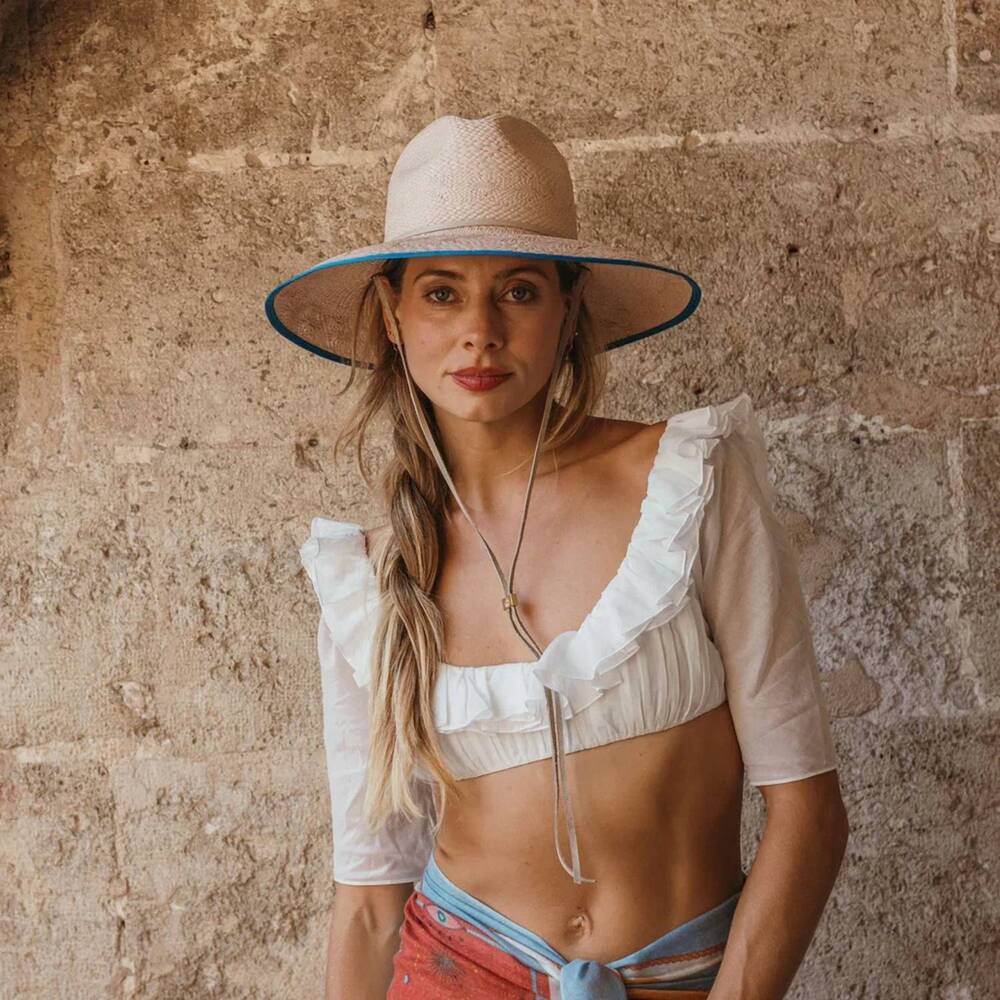 NEW FREYA women's fiji hat in blush and teal